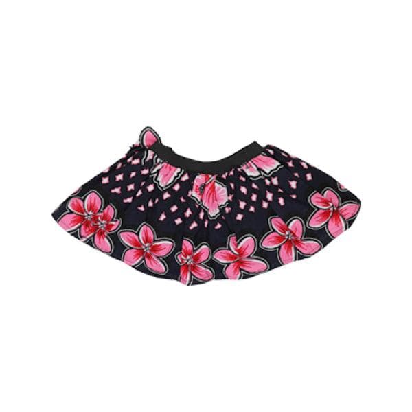 PINK/NAVY ANKARA PRINT SKIRT Image