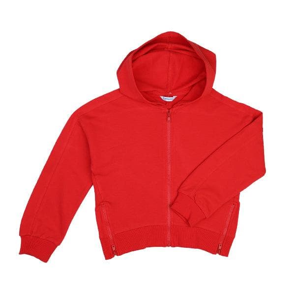 RED ZIP UP HOODIE Image