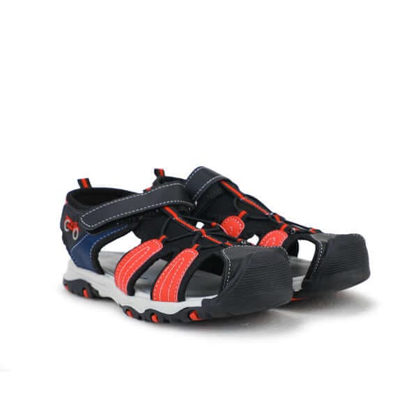 BLACK TREKKERS SANDALS