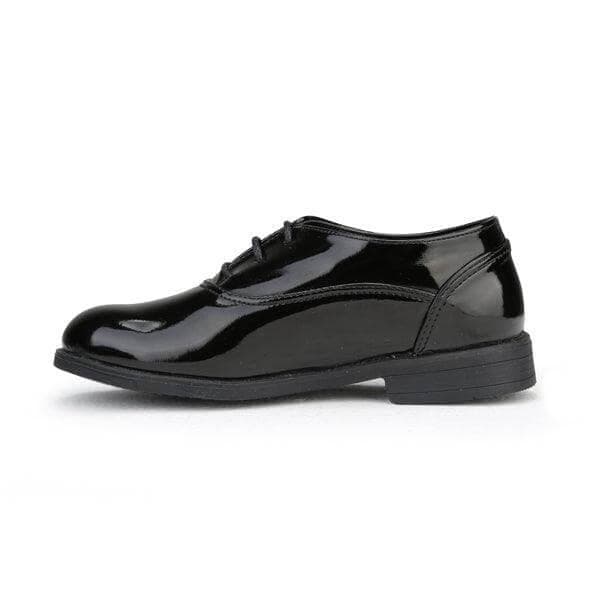 BLACK LEATHER FORMAL SHOES