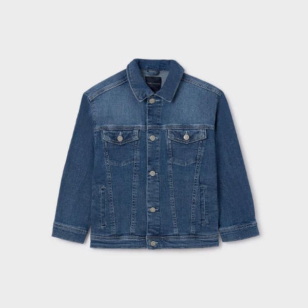 BLUE DENIM JACKET LONG Image