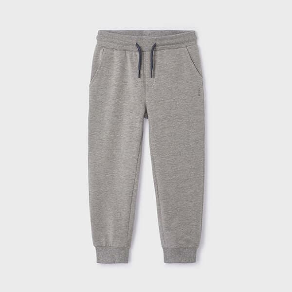 GREY CUFFED FLEECE JOGGERS Image
