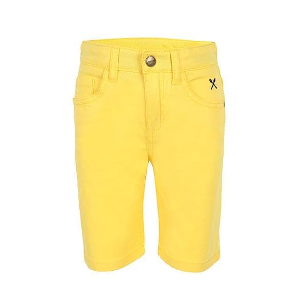 YELLOW 5 POCKETS SHORTS Image