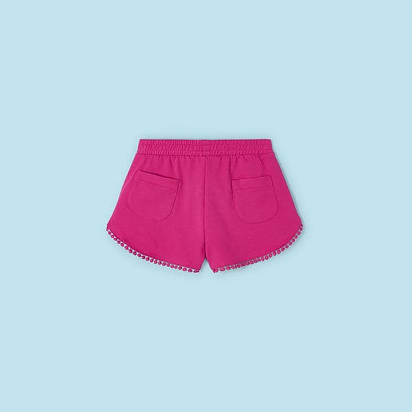 PINK CHENILLE SHORT