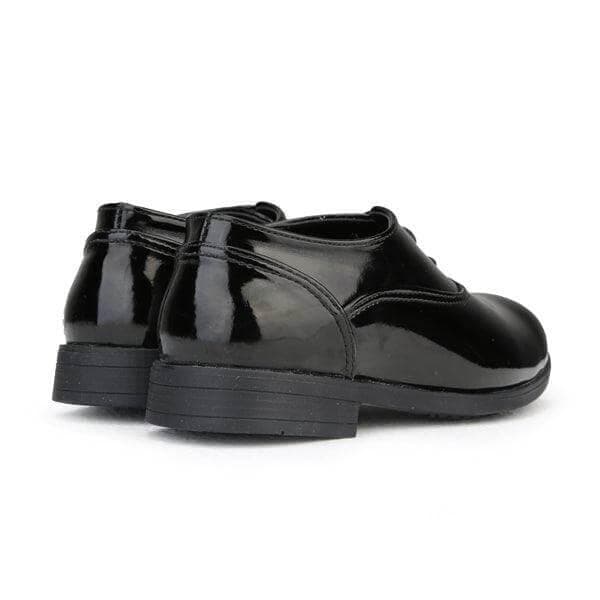 BLACK LEATHER FORMAL SHOES
