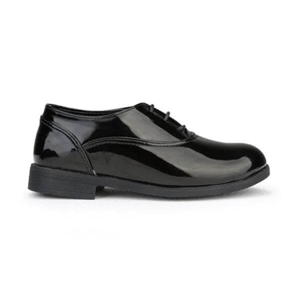 BLACK LEATHER FORMAL SHOES Image