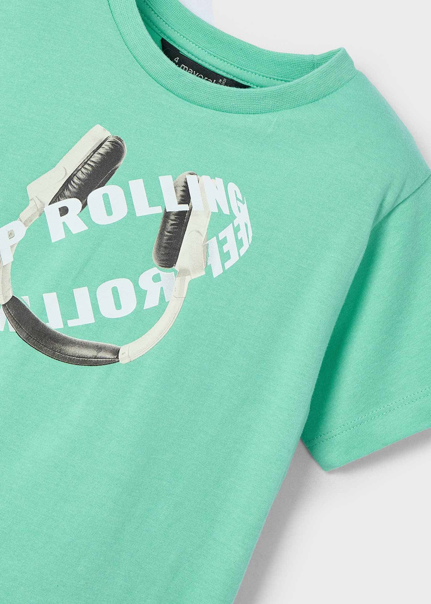 GREEN PRINT S/S T-SHIRT Image