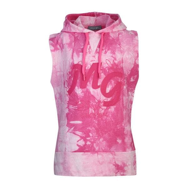 FUCHSIA PRINT HOODIE Image