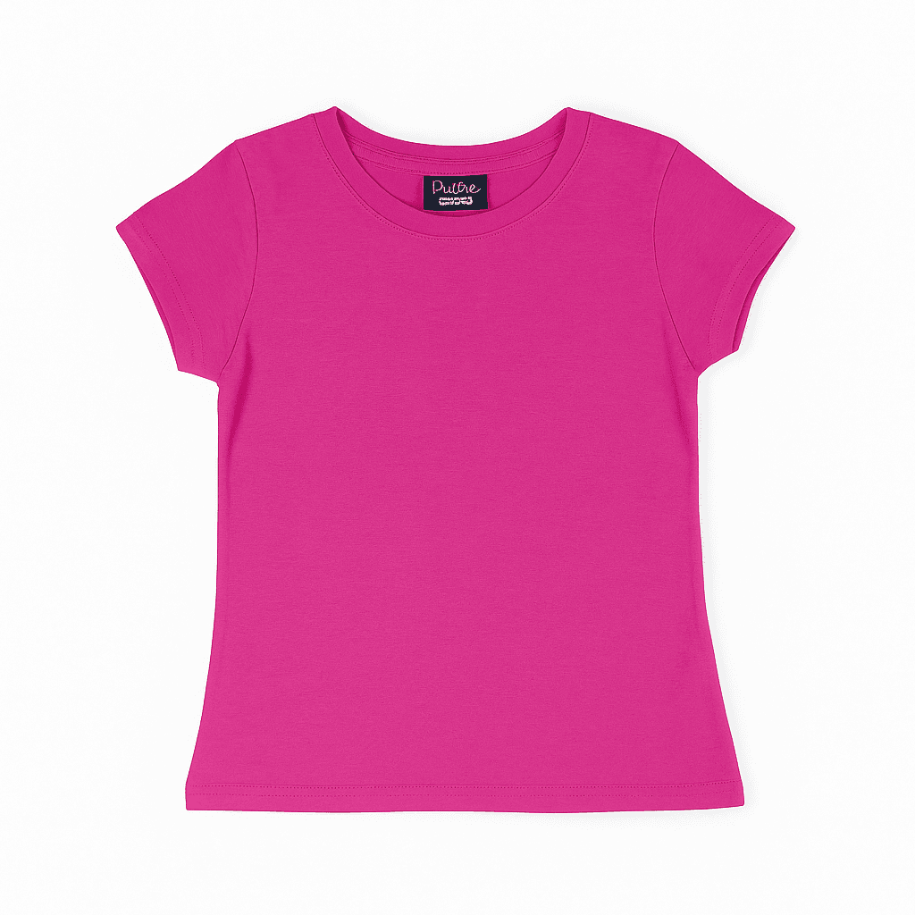 PINK RNT PLAIN T-SHIRT Image