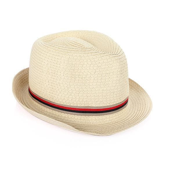 MULTI STRIPED TAPE FEDORA HAT Image
