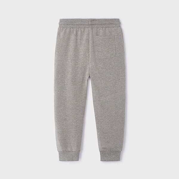 GREY CUFFED FLEECE JOGGERS