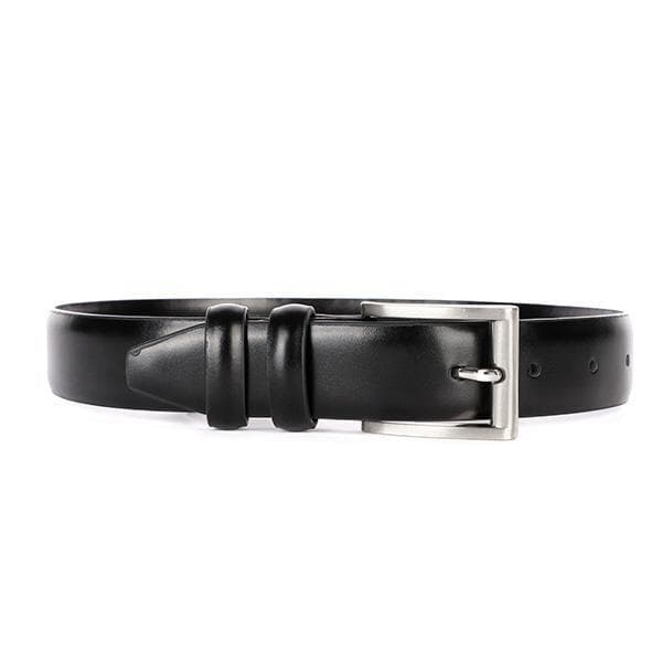 BLACK LEATHER BELT Image