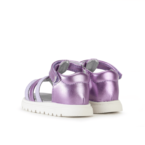 LILAC FLAT SANDALS