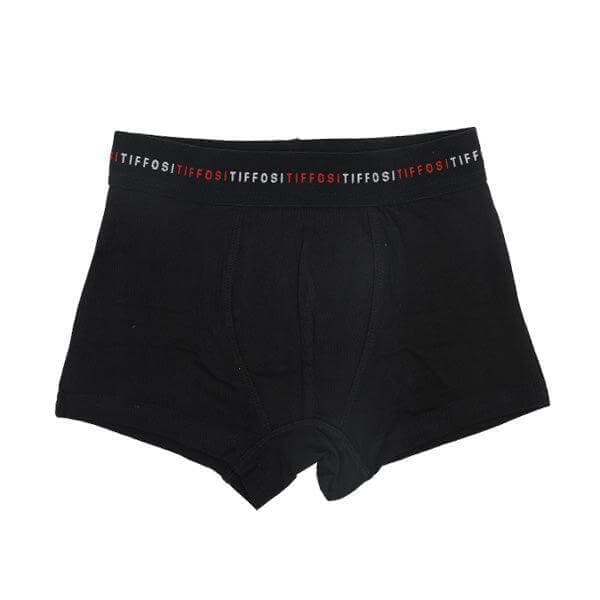 BLACK BASIC BOXER BRIEFS