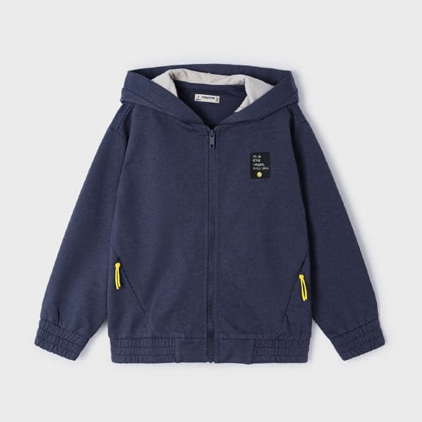 NAVY BLUE L/S HOODIE Image