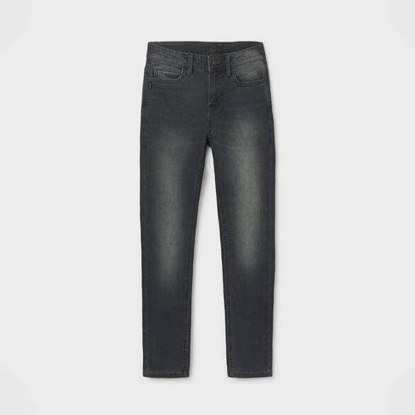 DARK GREY DENIM TROUSER FOR BIG BOYS. Image