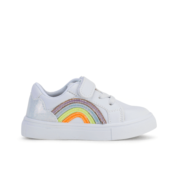 WHITE RAIN BOW SNEAKERS