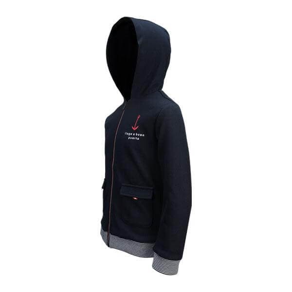 NAVY ZIP UP HOODIE