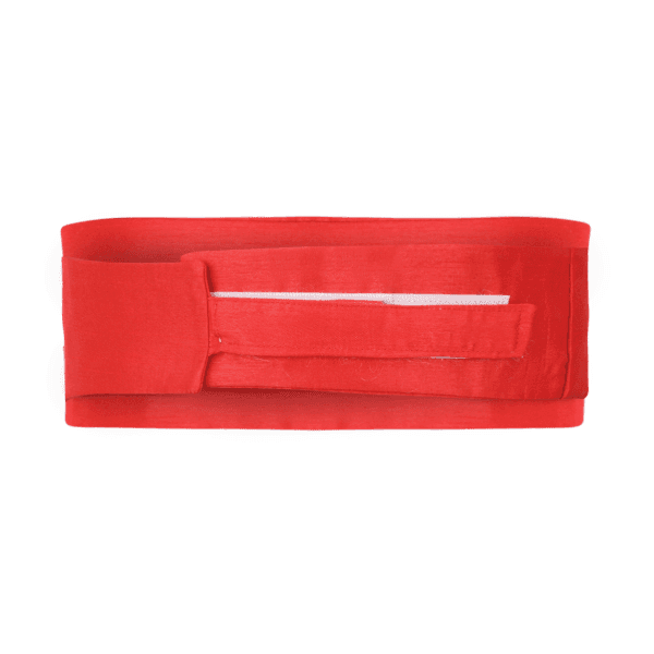 RED SATIN CUMMERBUND