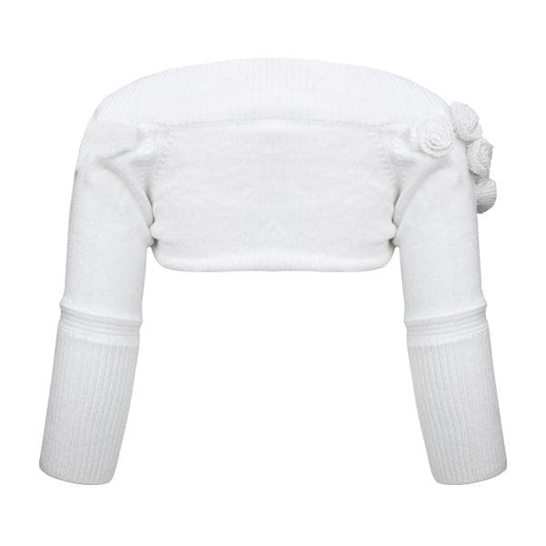 WHITE BABY BOLERO TOP