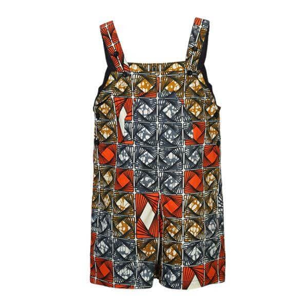 MULTICOLOUR ANKARA PLAYSUIT Image