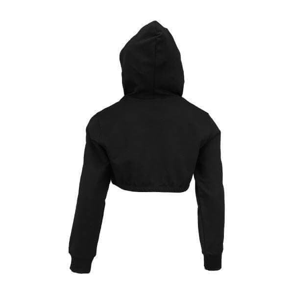 BLACK L/S HOODIE PULLOVER