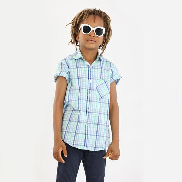 MULTICOL GEOMETRIC S/S SHIRT