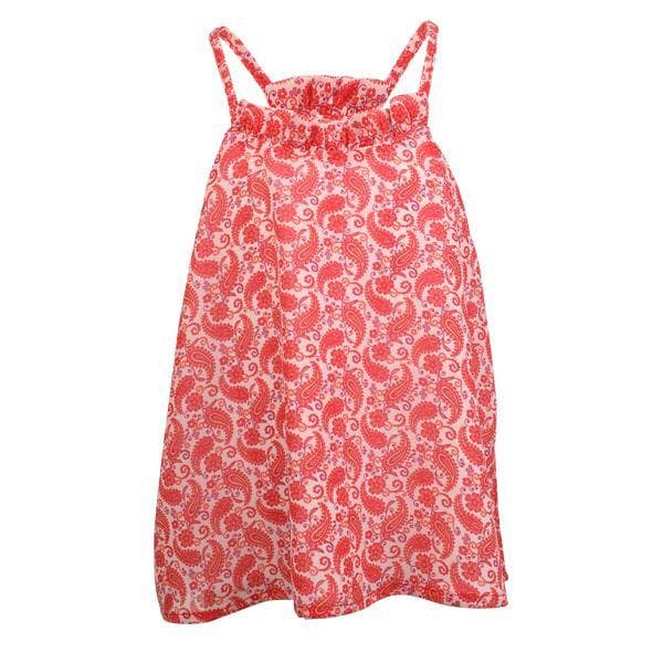 RED PRINT CHIFFON BLOUSE Image