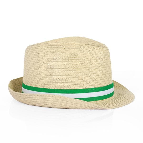 NAVY/WHITE TAPE FEDORA HAT
