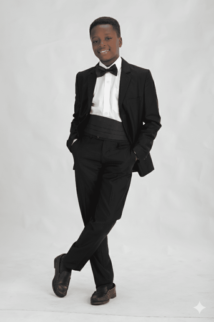 BLACK CUMMERBUND Image