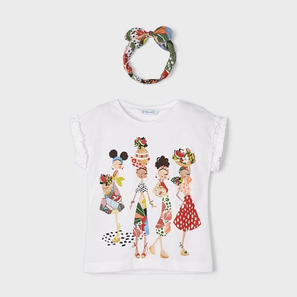 WHITE GRAPHIC T-SHIRT Image