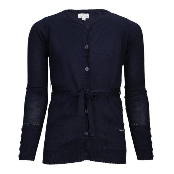 NAVY KNIT CARDIGAN. Image