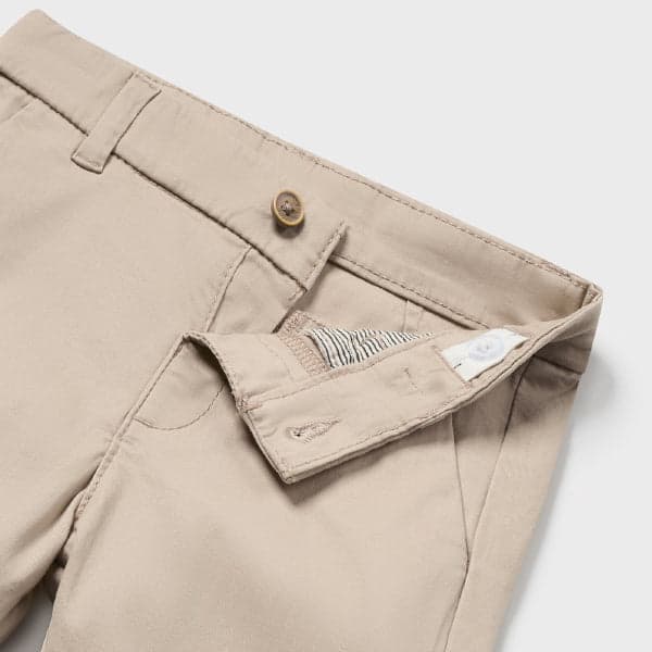 BEIGE CHINO TWILL SHORT