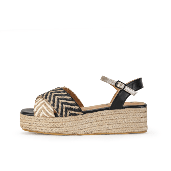 BEIGE WEDGE SANDALS