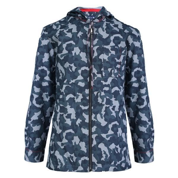 NAVY BLUE CAMO HOODIE