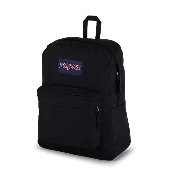 BLACK PLAIN BACKPACK