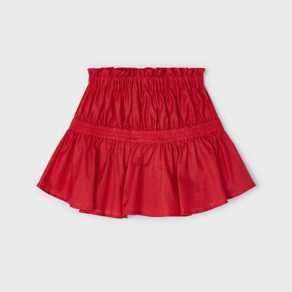 RED PLEATED SKIRT Image