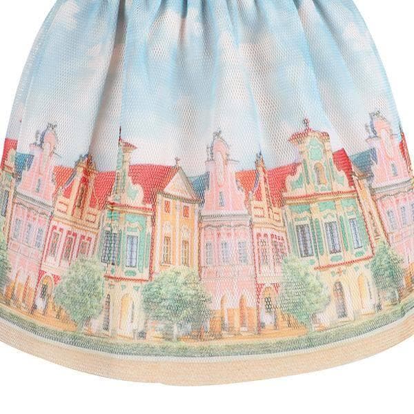 PEACH LANDSCAPE SKIRT