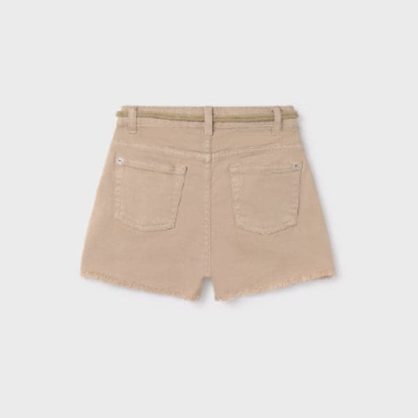 BEIGE TWILL SHORT