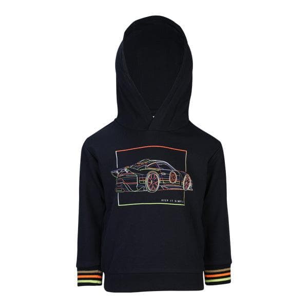 NAVY GRAPHIC HOODIE Image
