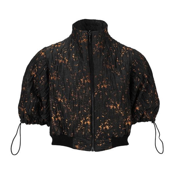 BLACK/GOLD DAMASK JACKET Image
