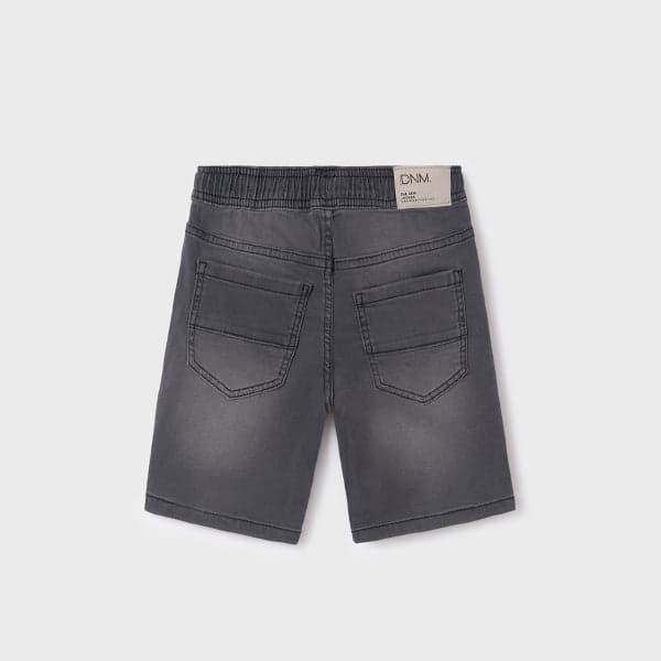DARK GREY DENIM SHORT