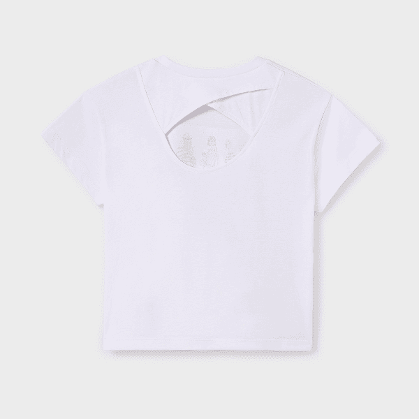 WHITE S/S PRINTED T-SHIRT