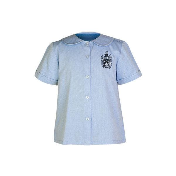 BLUE 2-IN-1 S/S CHARTER HOUSE GIRLS PETER PAN SHIRT Image