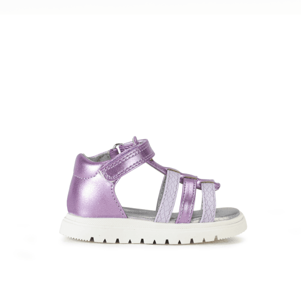 LILAC FLAT SANDALS