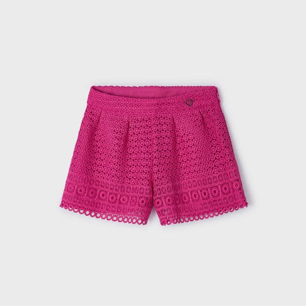 PINK GUIPURE SKORT Image