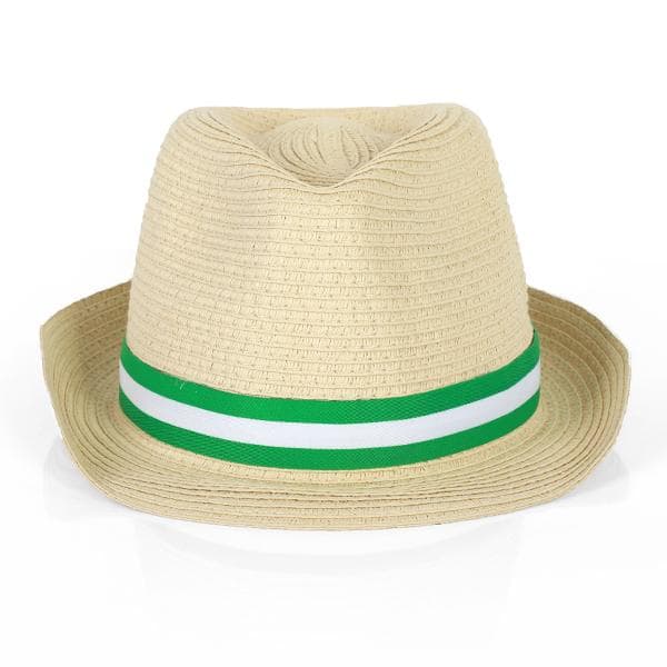 NAVY/WHITE TAPE FEDORA HAT Image