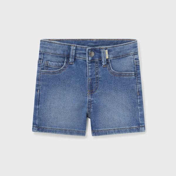 BLUE BABY BOY DENIM SHORT Image
