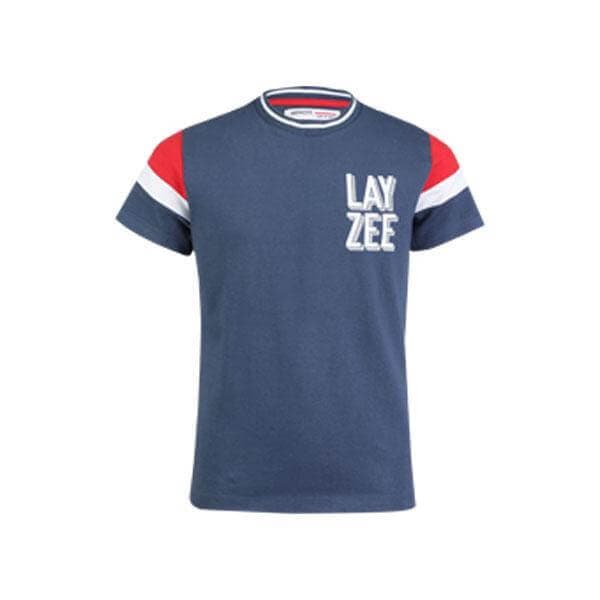 NAVY 2PCS LAYZEE PYJAMAS SET