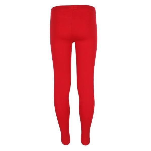 RED LONG BASIC LEGGINGS